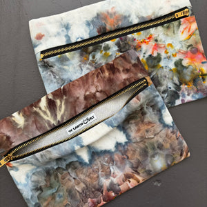 Ice-Dye Zipper Pouch