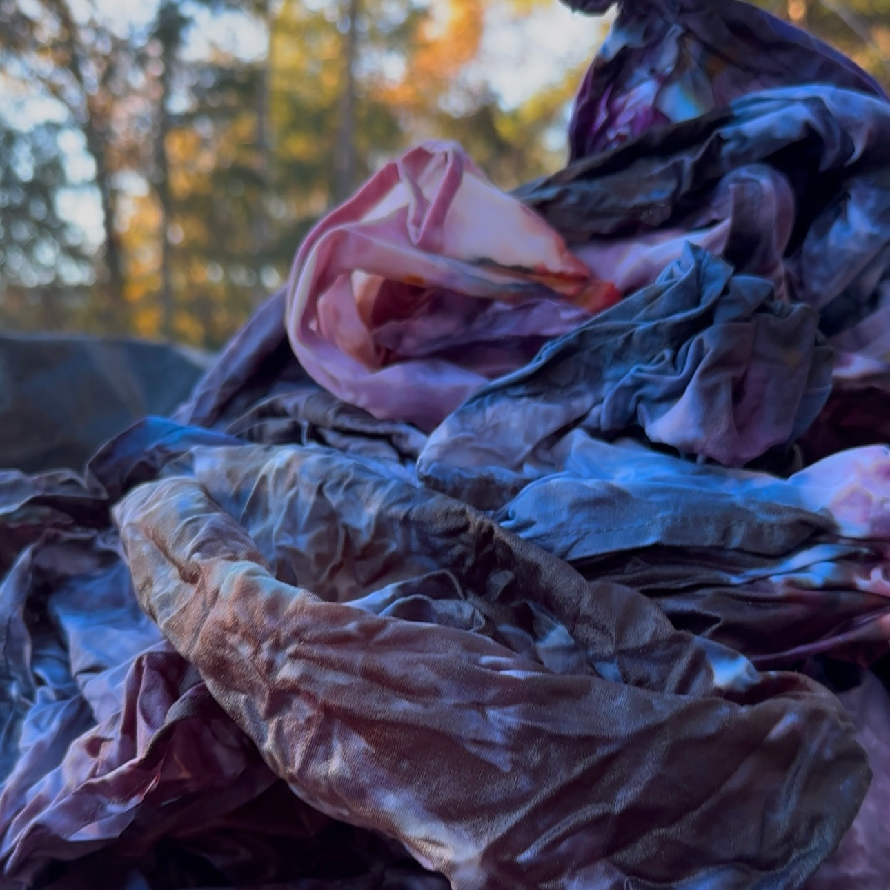 Hand-Dyed Scarf || Ocean Jasper