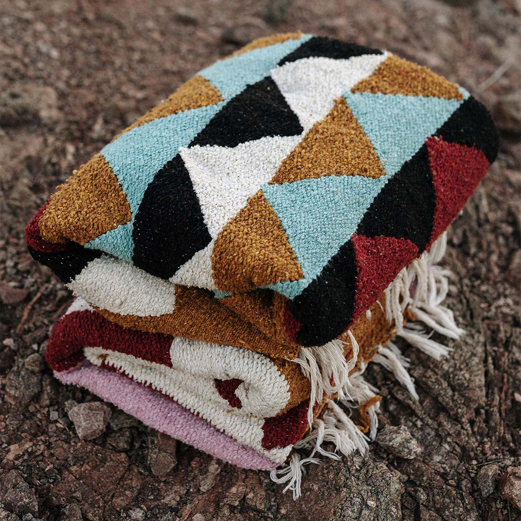 Trek Light Handwoven Throw Blanket | Cascade
