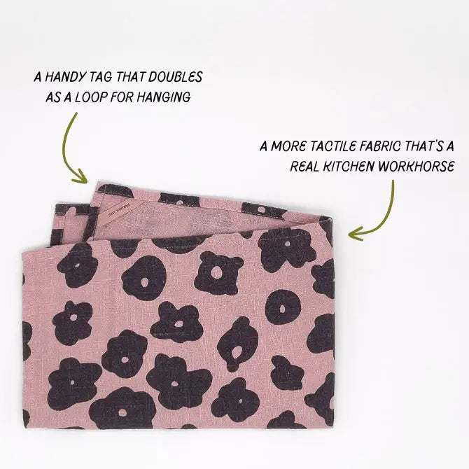 Textured Tea Towel || Celeste || Natural