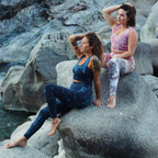 Hand-Dyed Leggings || Nirvana || Raven