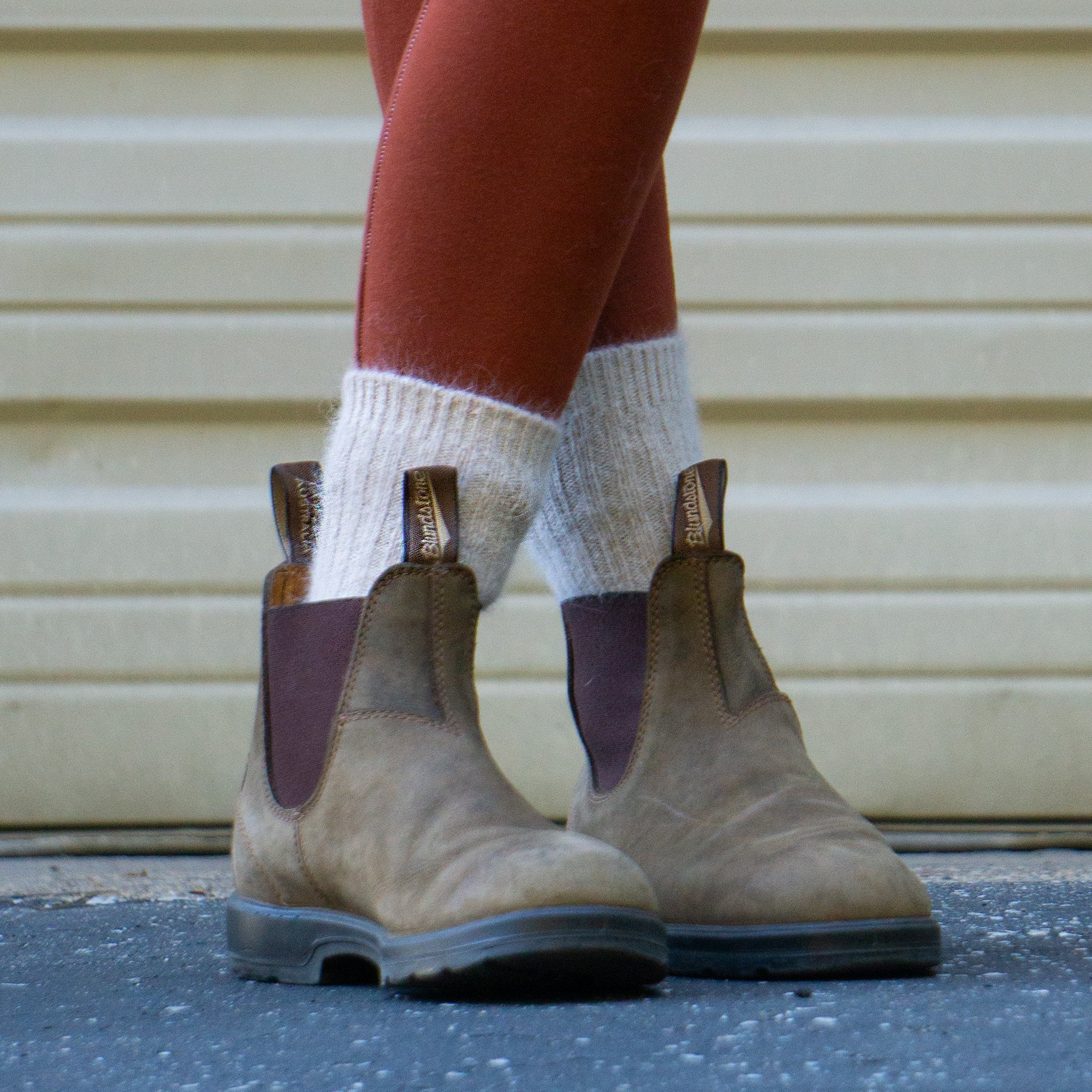 Angora Wool Blend Socks