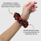 Zero Waste Scrunchie || Tomato and Midnight