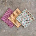 Hand-Printed Cotton Bandana