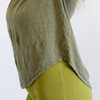 Zoe Top || Linen Jersey || Moss