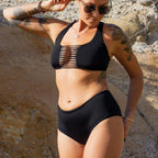 Strange Bikinis || Ranger Top  || Black