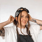 Hand-Printed Cotton Bandana