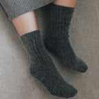 Angora Wool Blend Socks