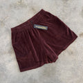 Velour Jogger Shorts || Chestnut || FINAL SALE