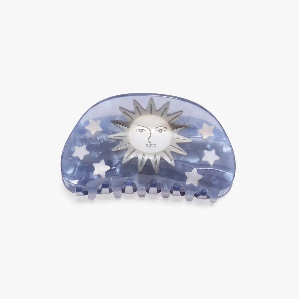 Pleiades Moon & Stars Acetate Hair Claw