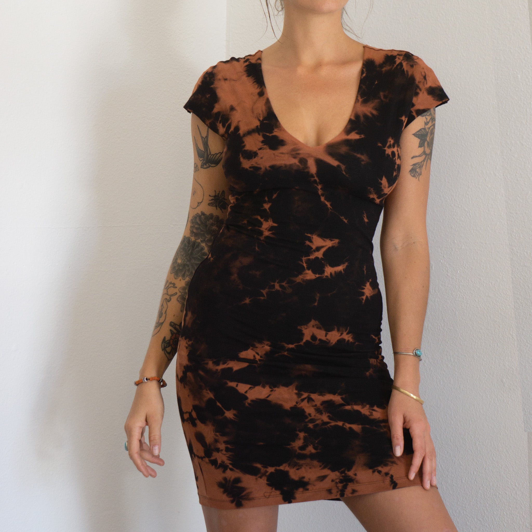 Maya Slip Dress || Crinkle || Embers