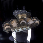 Hera Moon & Stars Silver Shimmer Hair Claw