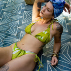 Reversible Triangle String Top || Banana Leaves