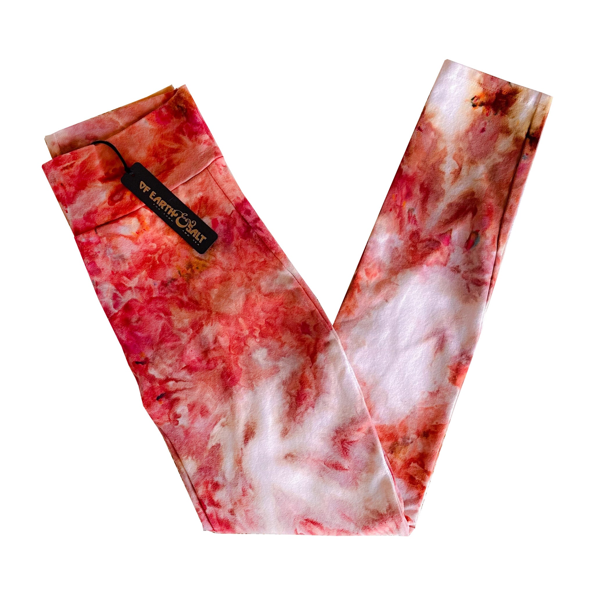Hand-Dyed Leggings || Ice Dye || Andromeda