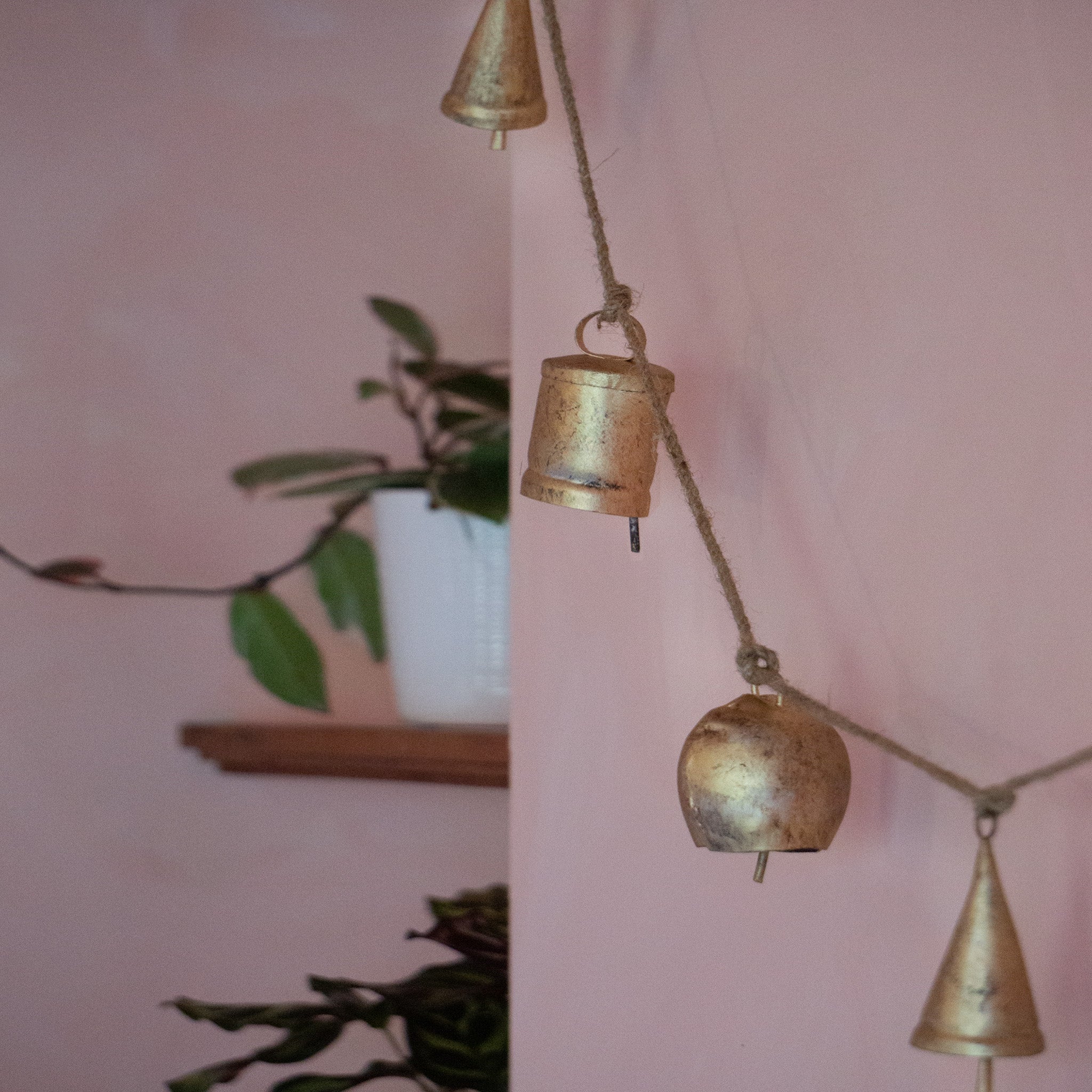 Rustic Bell Hanging Garland