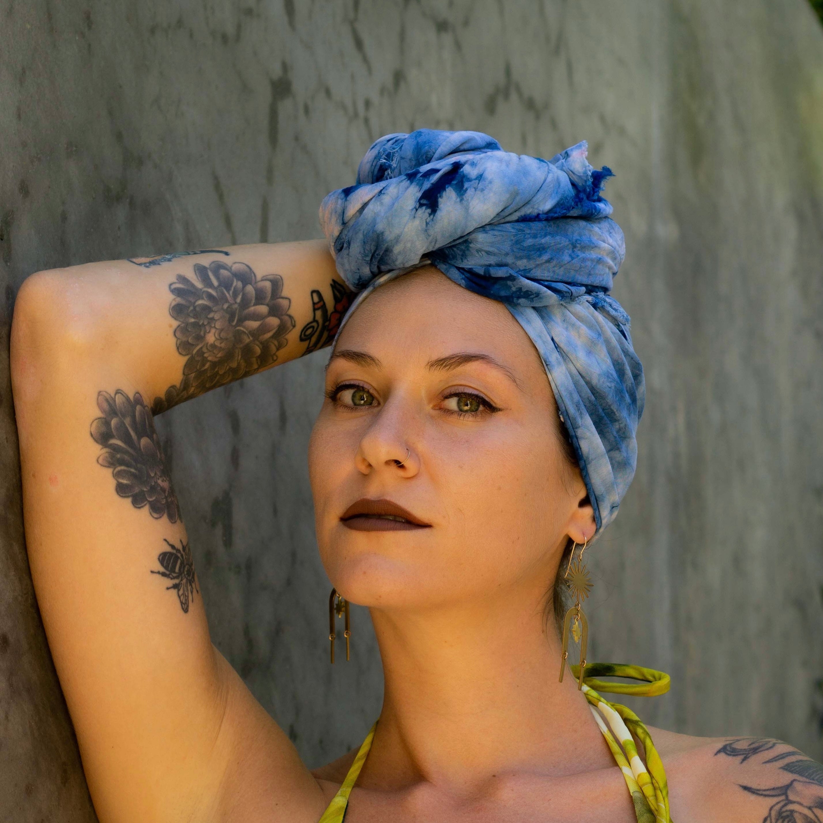 Hand-Dyed Sarong || Indigo