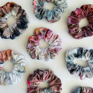 Assorted Ice-Dye Scrunchies