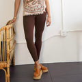 Hand-Dyed Leggings || Chestnut