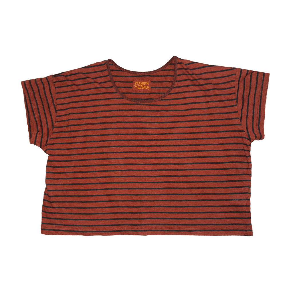 Anai Crop || Clove Stripe