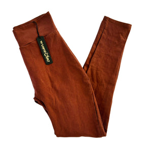 Hand-Dyed Leggings || Cognac