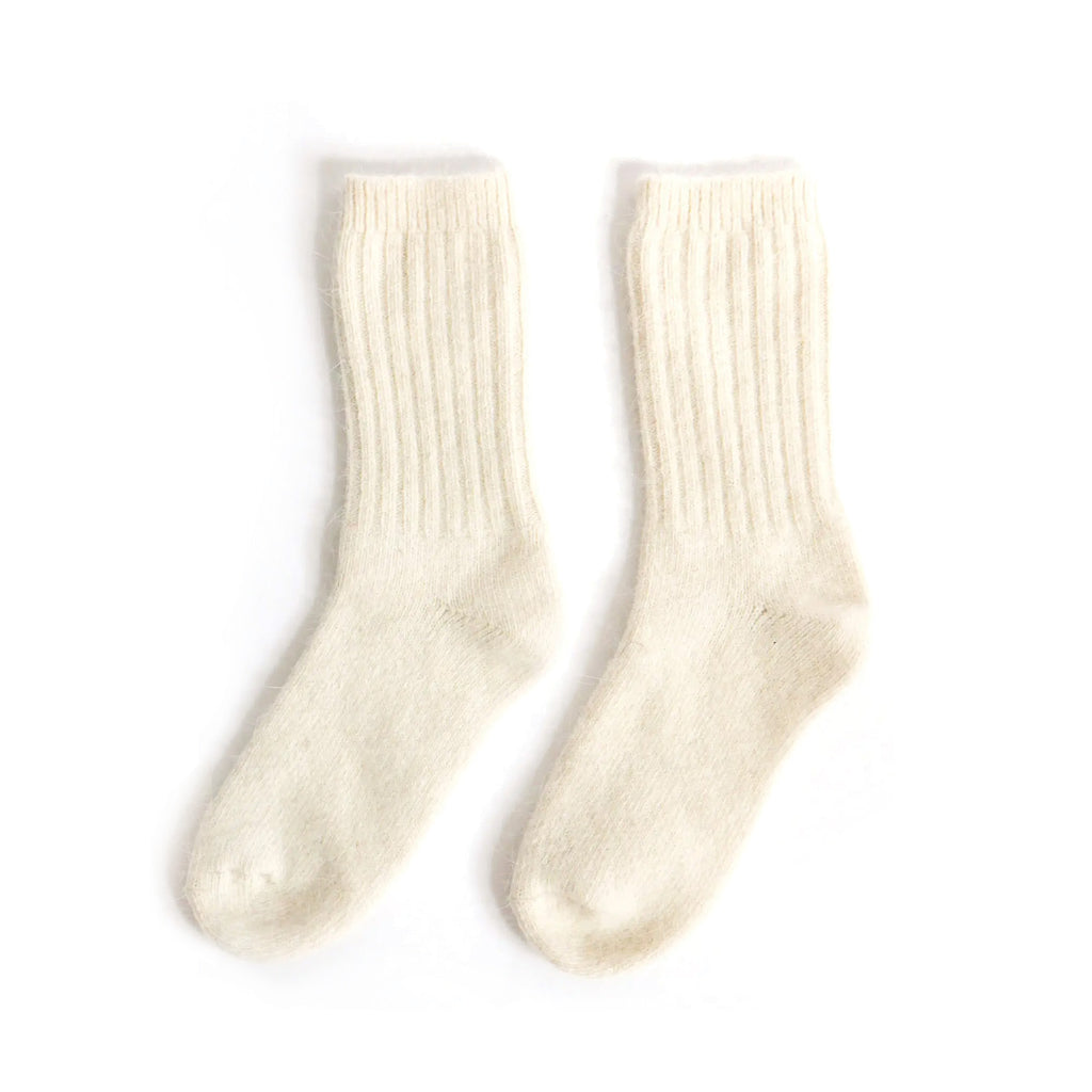 Angora Wool Blend Socks