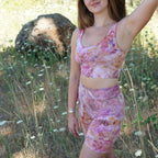 Bike Short || Ice Dye || Ocean Jasper