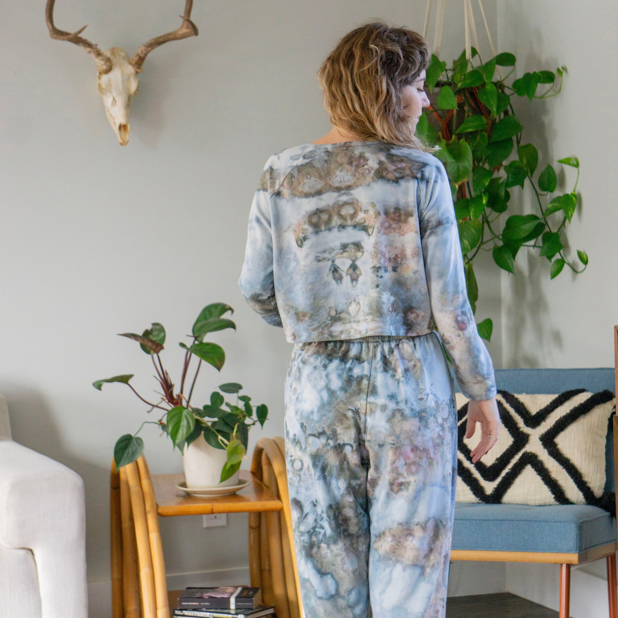 Preorder || Ice-Dyed Hemp Jogger || Tempest