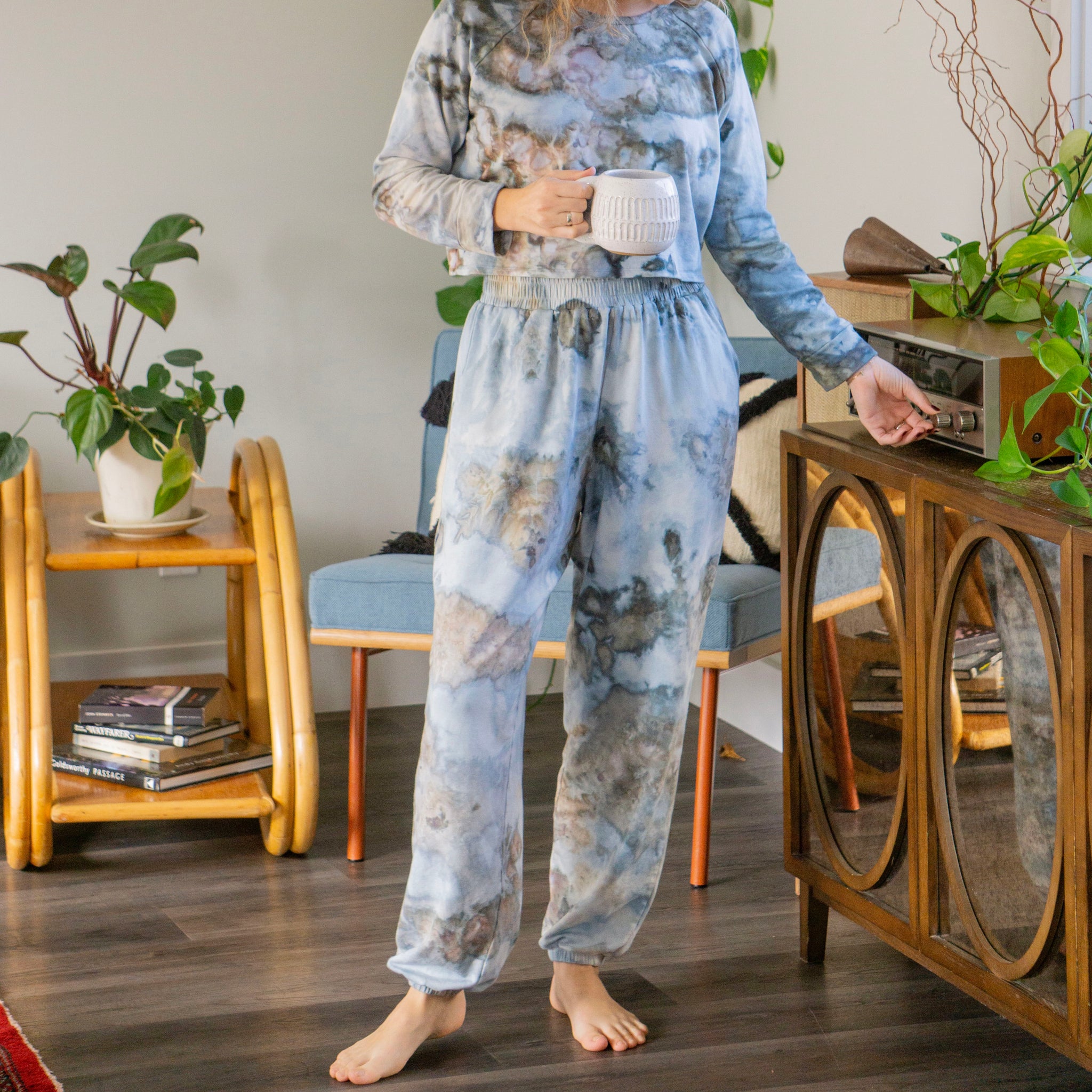 Preorder || Ice-Dyed Hemp Jogger || Tempest