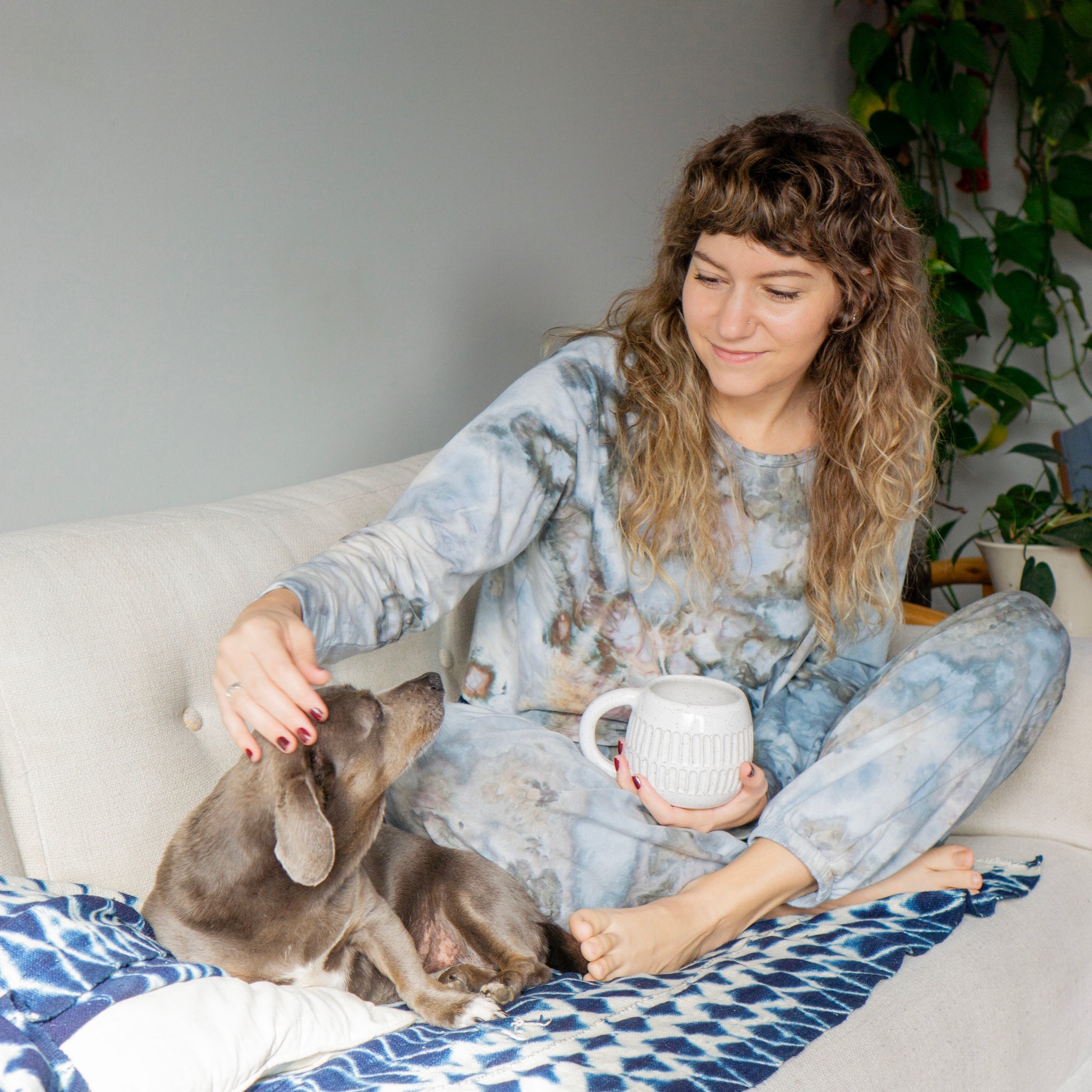 Preorder || Ice-Dyed Hemp Jogger || Tempest