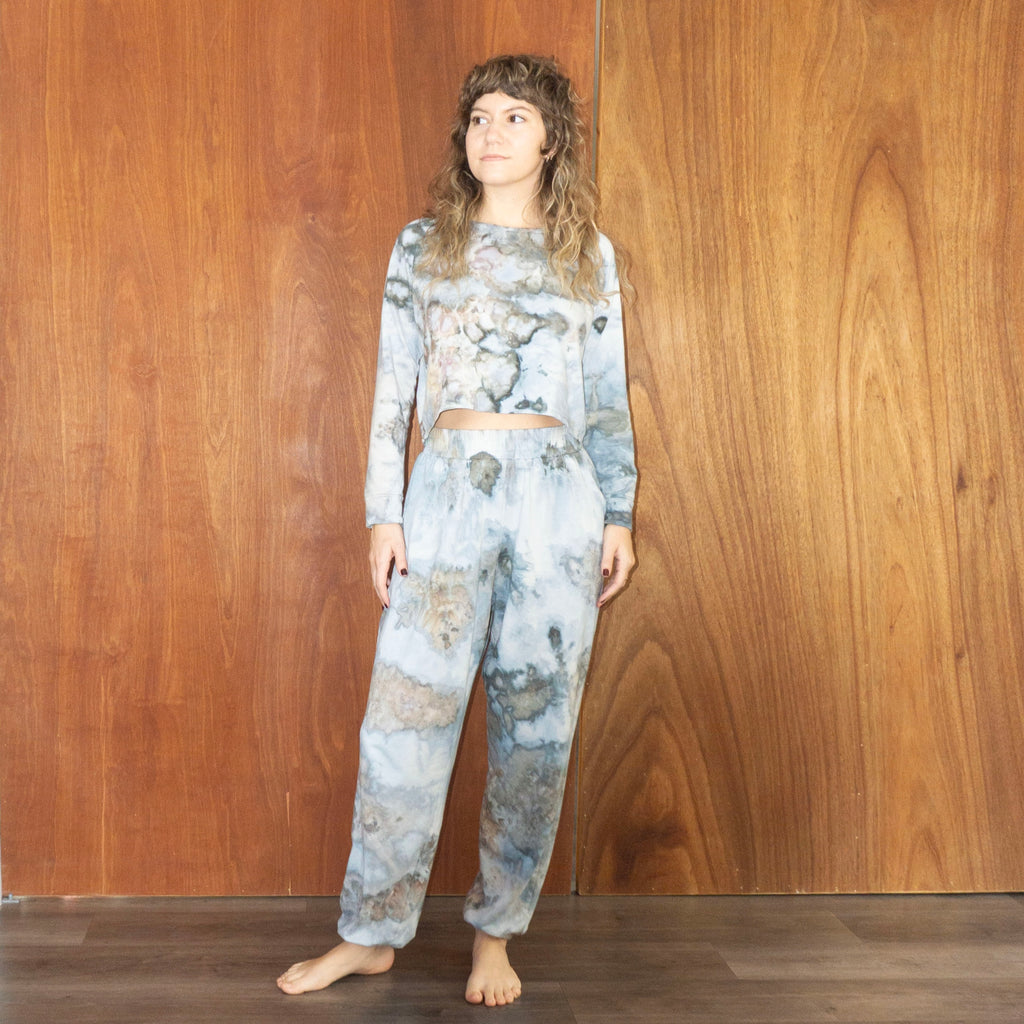 Ice-Dyed Hemp Jogger || Tempest