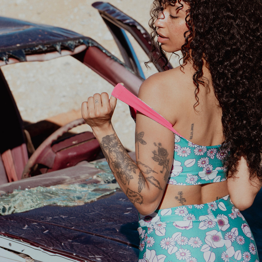 Swim Crop Tank || Summer Love