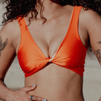 Swim Crop Tank || Tequila Sunrise