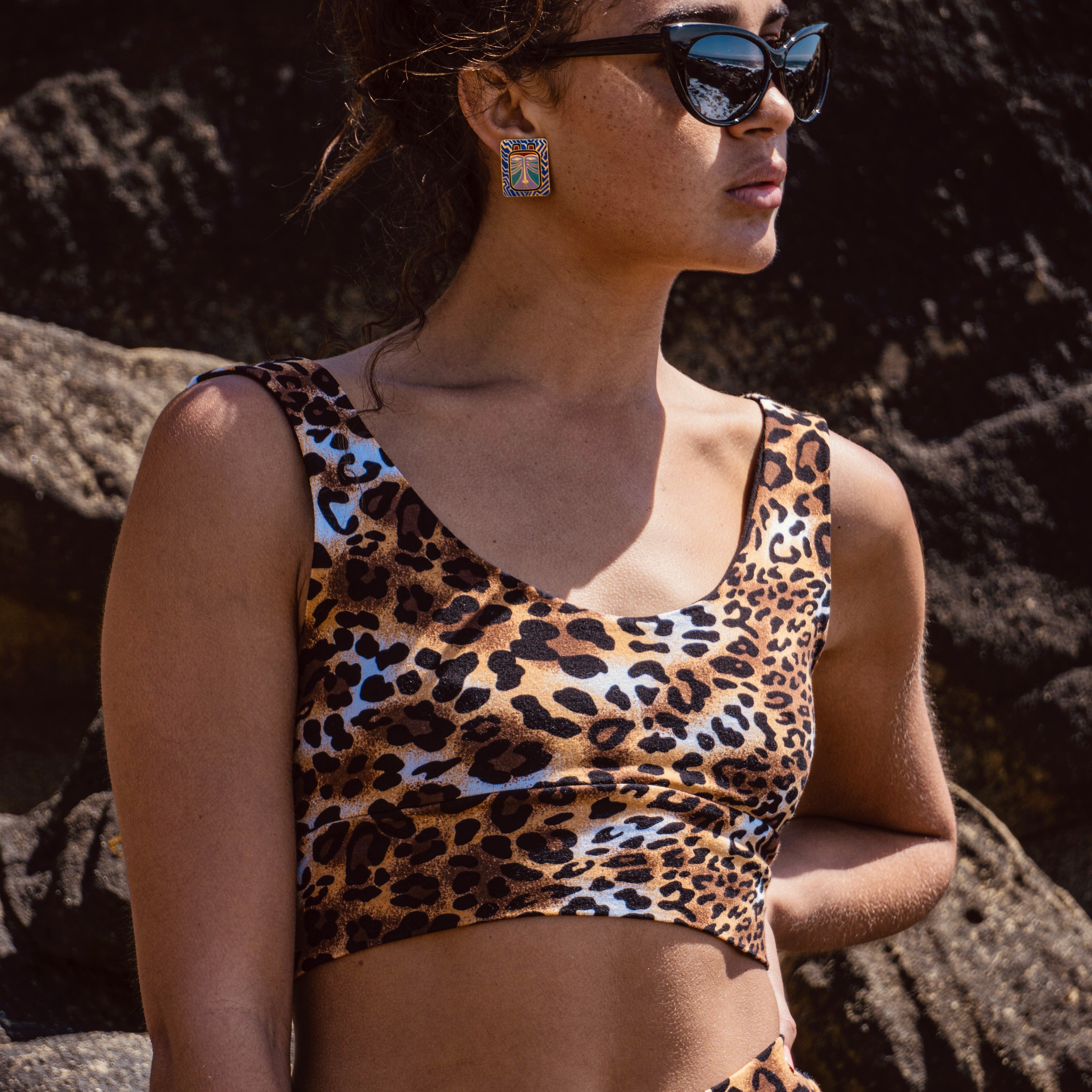 Crop Tank || Leopard – Of Earth & Salt