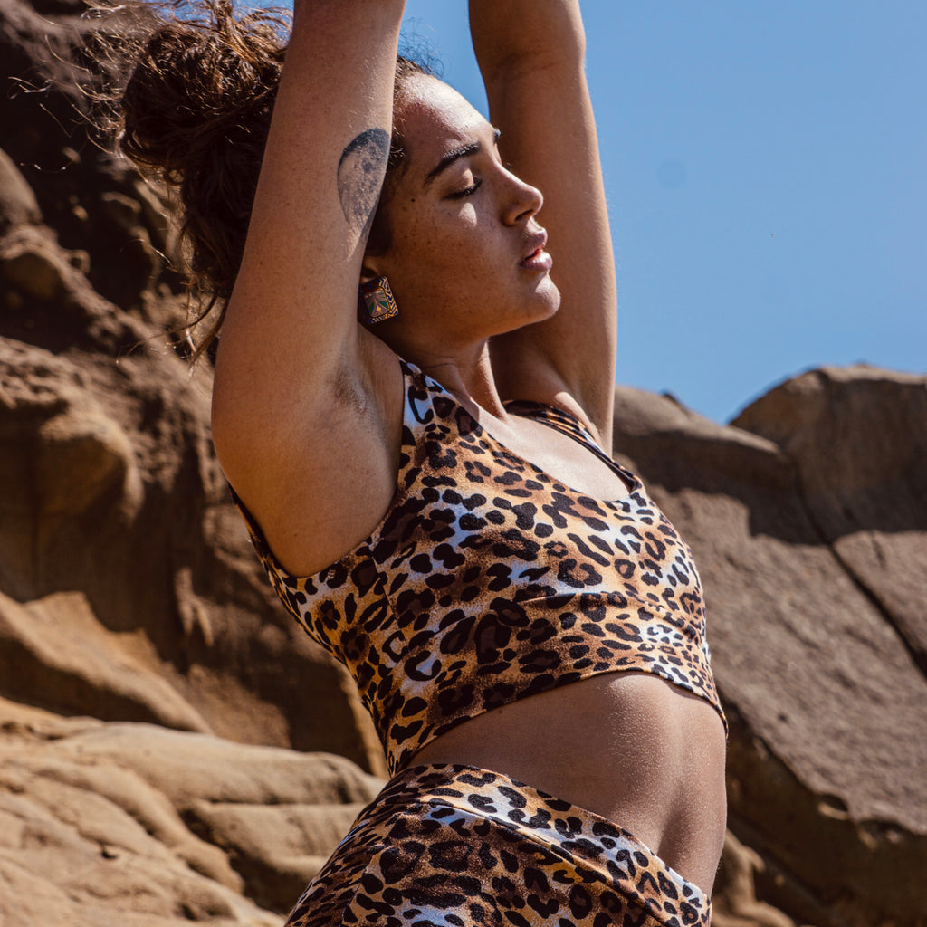 Crop Tank || Leopard