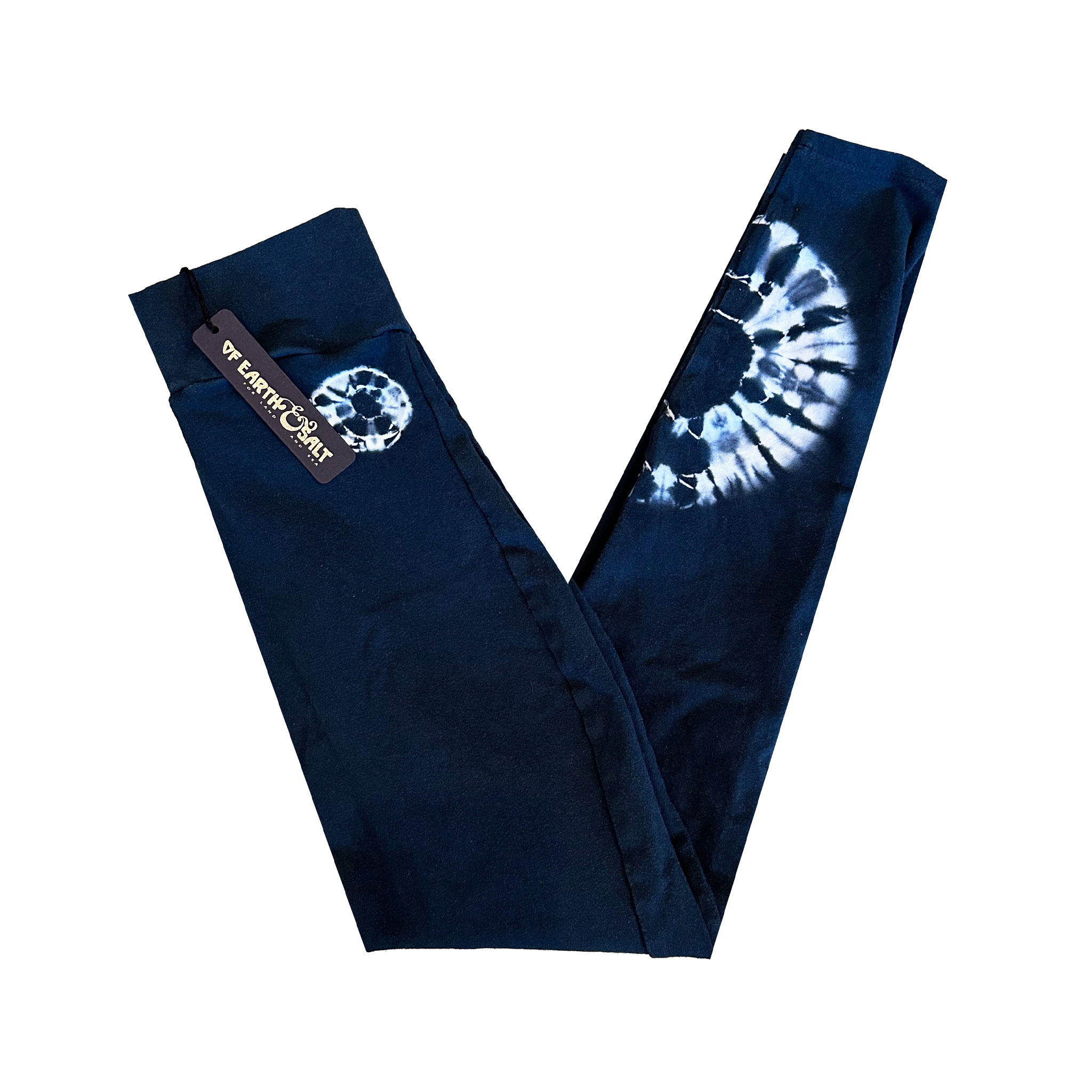 Hand-Dyed Leggings ||  Dark Lapis