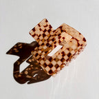 Checkerboard  Hair Claw