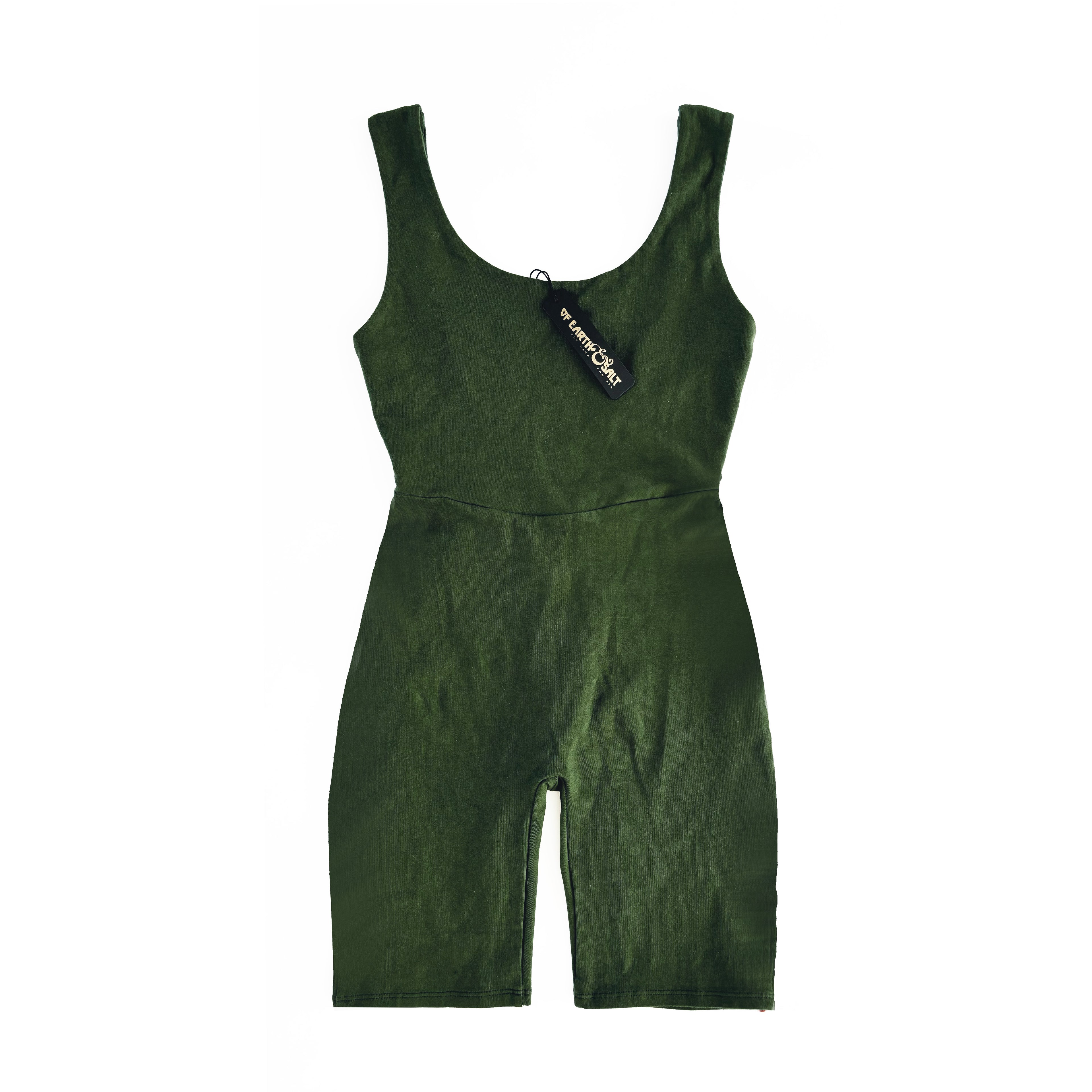 Shorts Catsuit || Eastern Olive || FINAL SALE