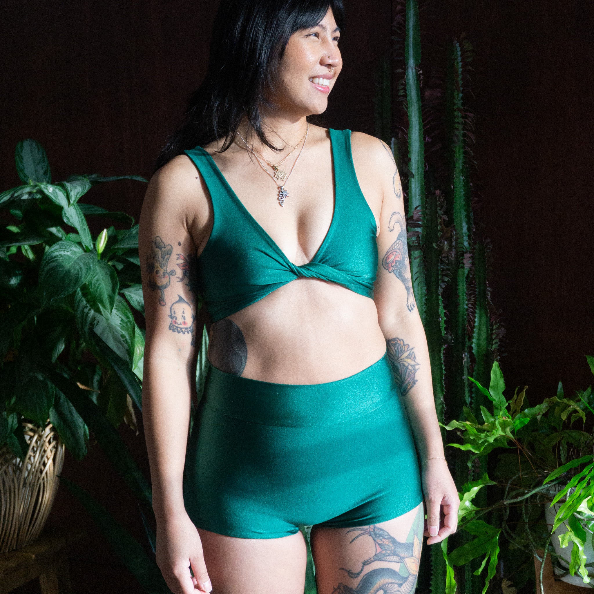 Swim Tap Short || Emerald Bay