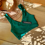 Swim Crop Tank || Emerald Bay