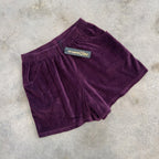 Velour Jogger Shorts || Purple || FINAL SALE