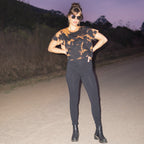 High Rise Cotton Leggings || Max Black