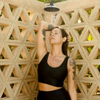 Swim Crop Tank || Black