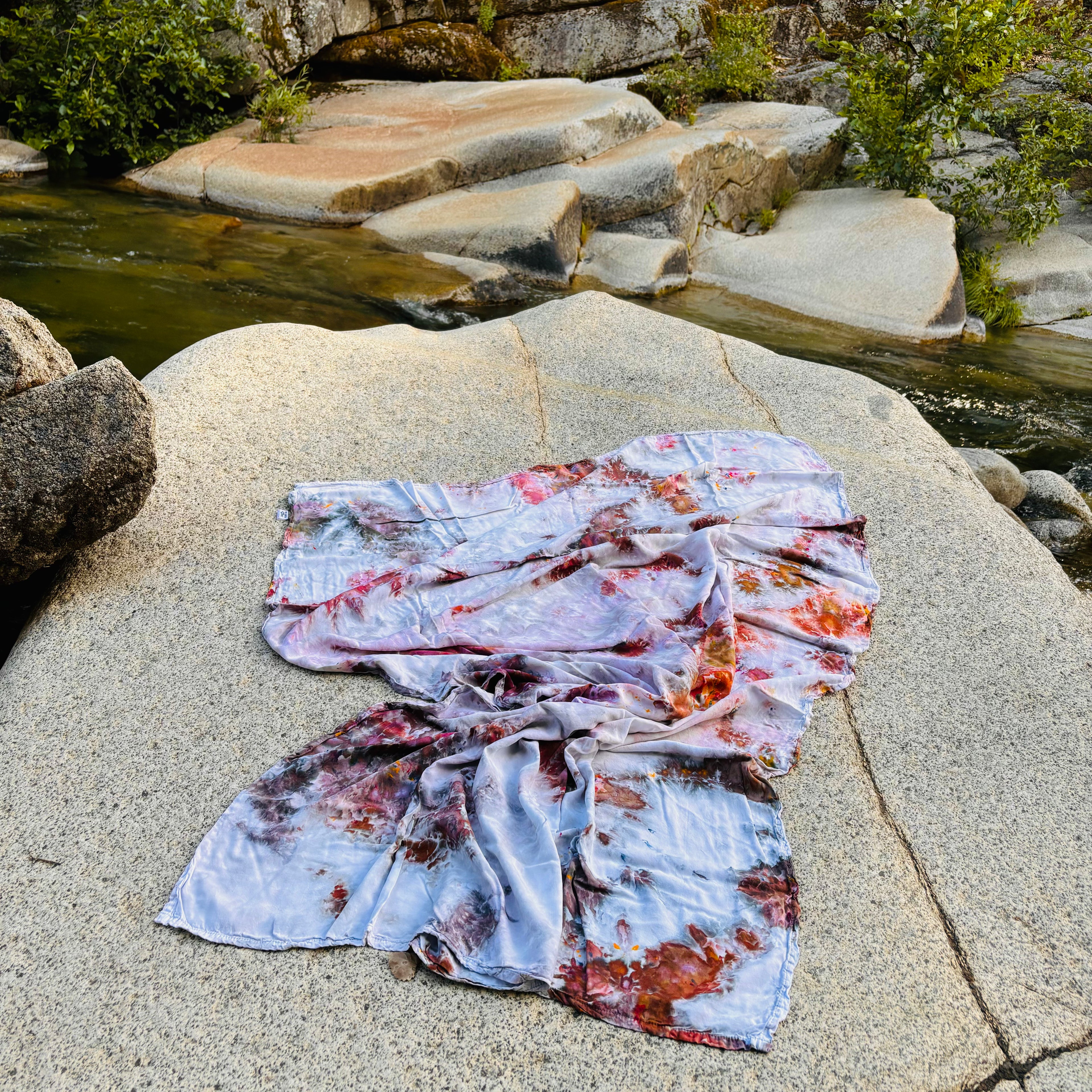 Hand-Dyed Sarong || Ocean Jasper