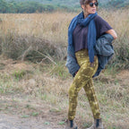 Hand-Dyed Leggings || Nirvana || Avocado