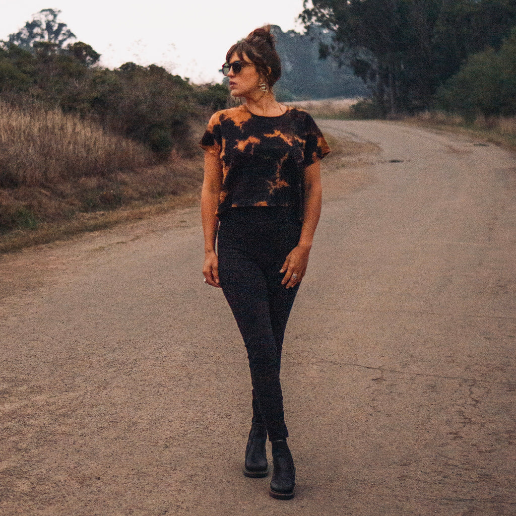 High Rise Cotton Leggings || Max Black