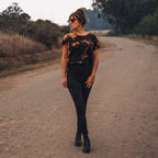 High Rise Cotton Leggings || Max Black