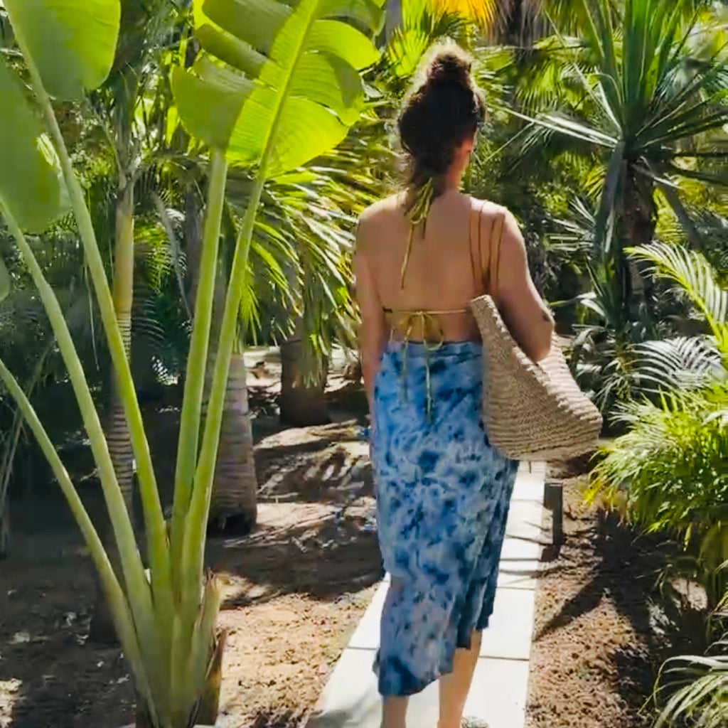 Hand-Dyed Sarong || Indigo