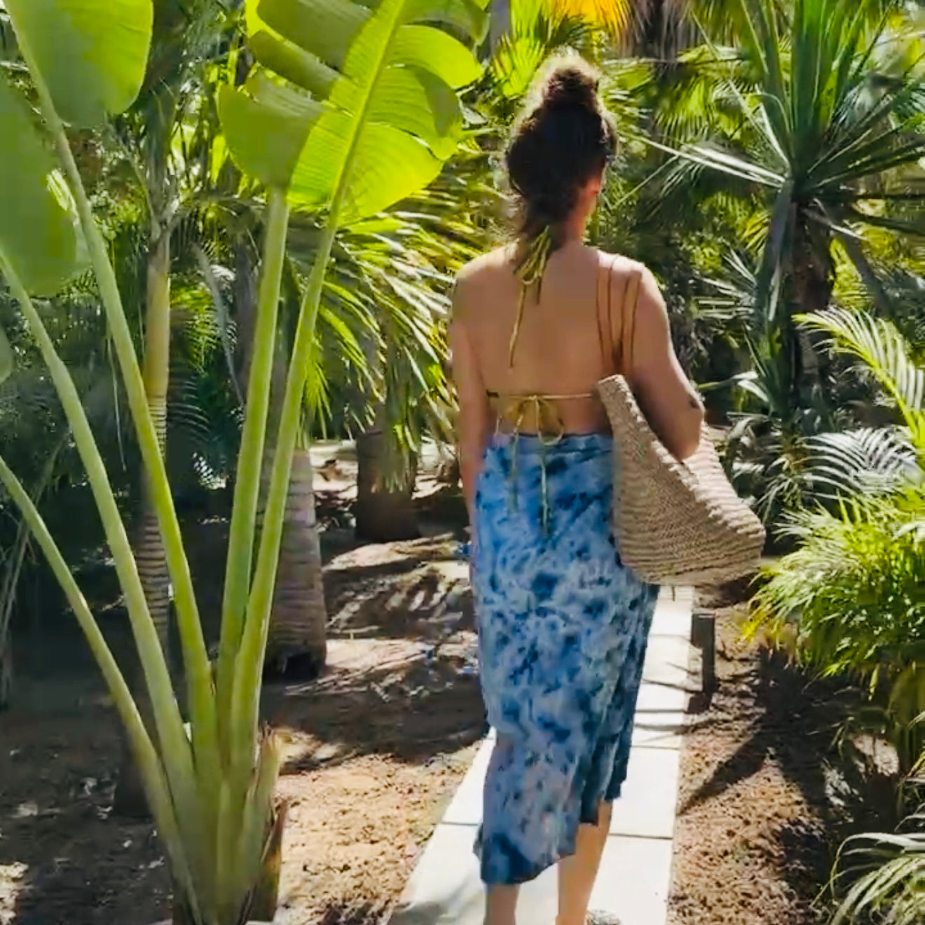 Hand-Dyed Sarong || Indigo