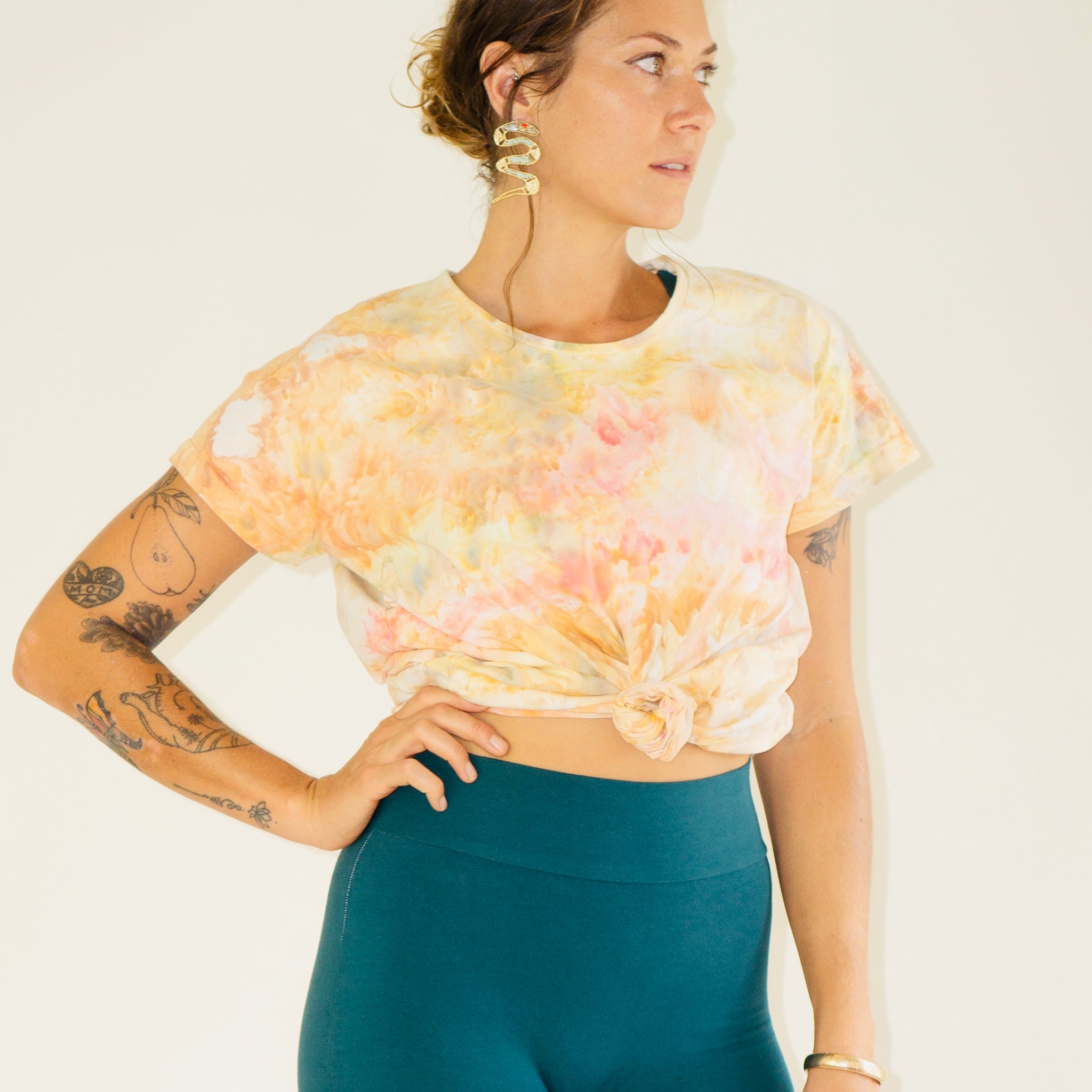 Organic Anai Crop || Ice Dye || Limestone