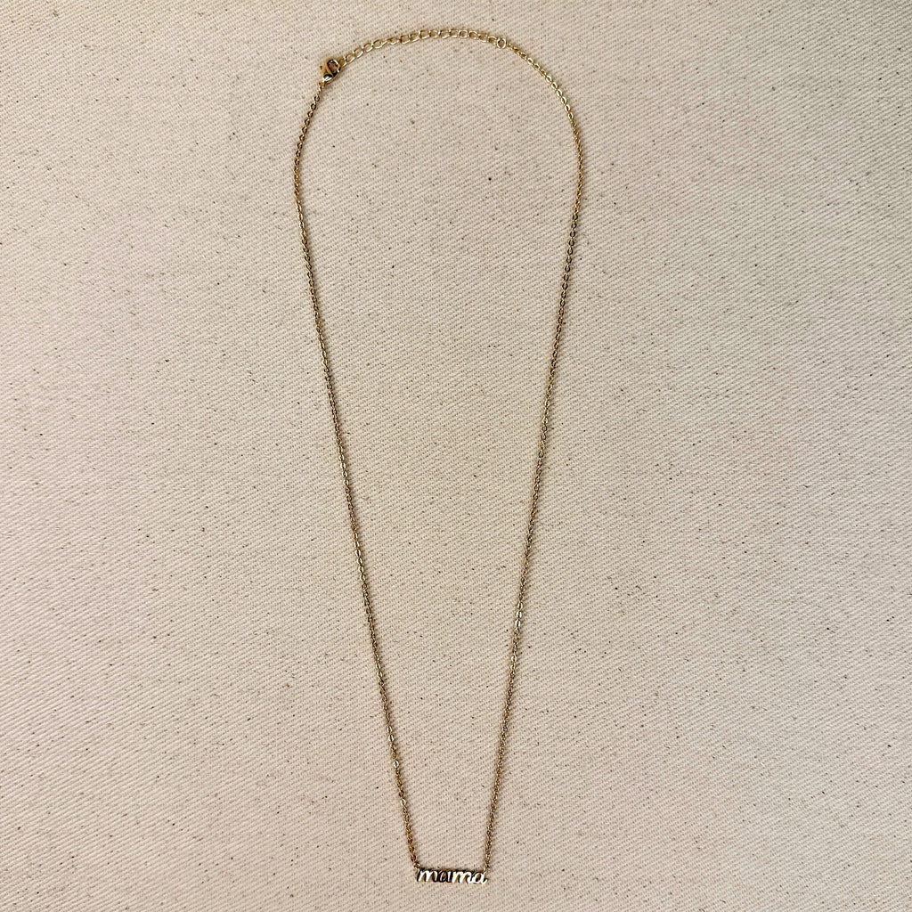 18k Gold Mama Necklace
